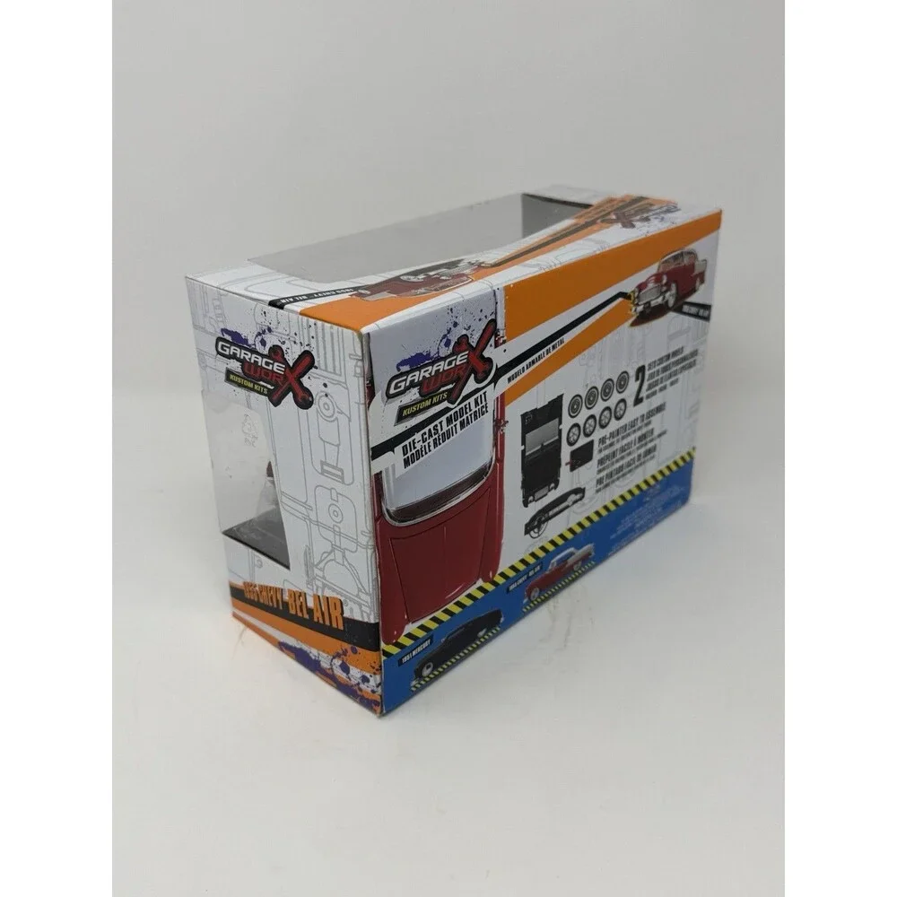 Jada GarageWorx Kustom Kits 1:24 1955 Chevy Bel Air Die-Cast Red/White